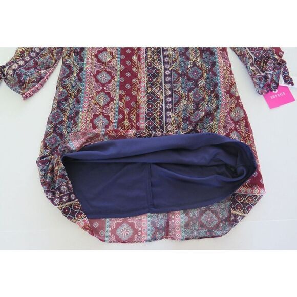 Amy Byer 2207Q7T Girl's Sz 16 Multicolor Harvest HMC Knee Length Dress $58+ - Picture 11 of 12